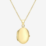 14k Gold Locket Necklace Personalized Zoe Lev Jewelry