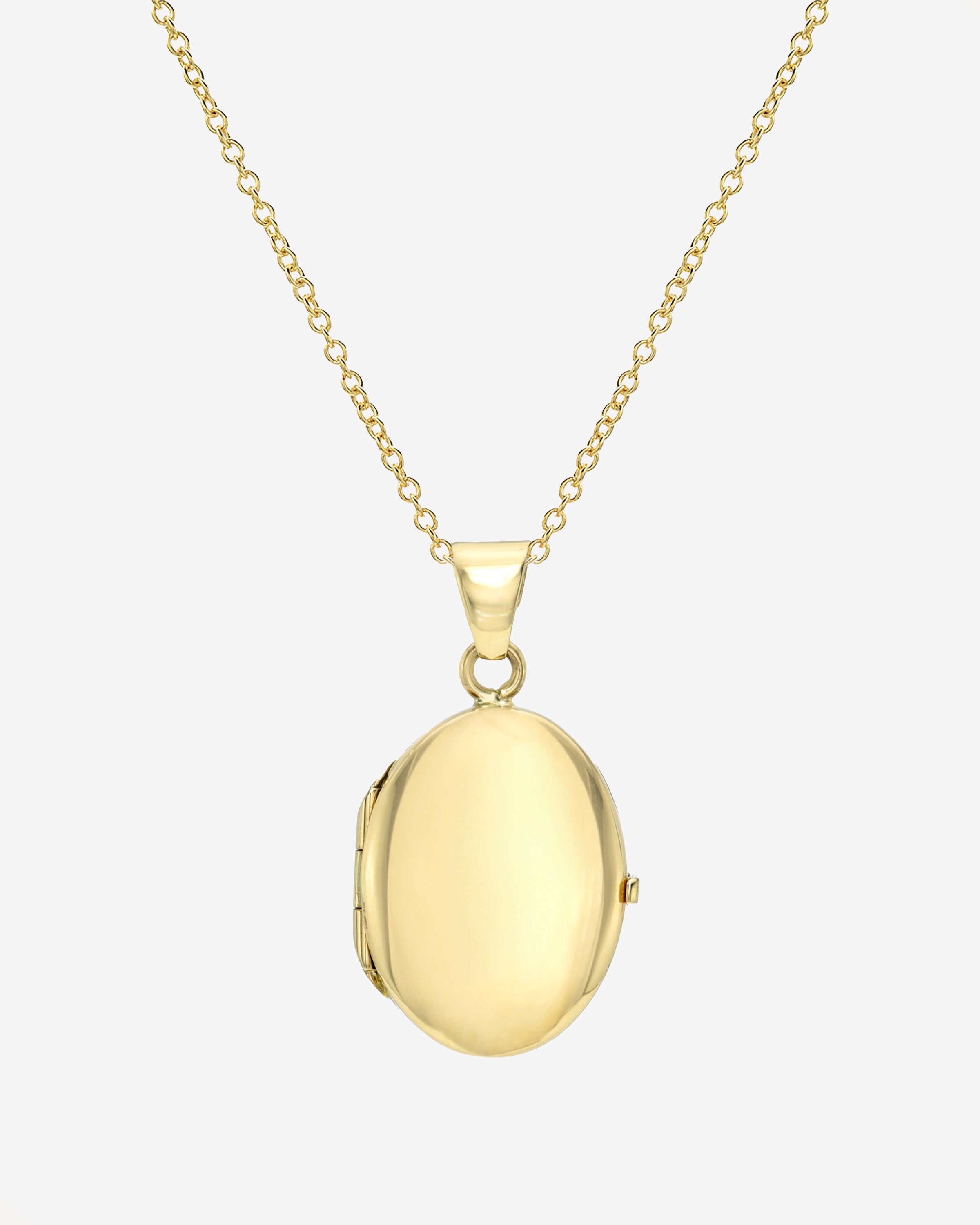 14k Gold Locket Necklace Personalized Zoe Lev Jewelry
