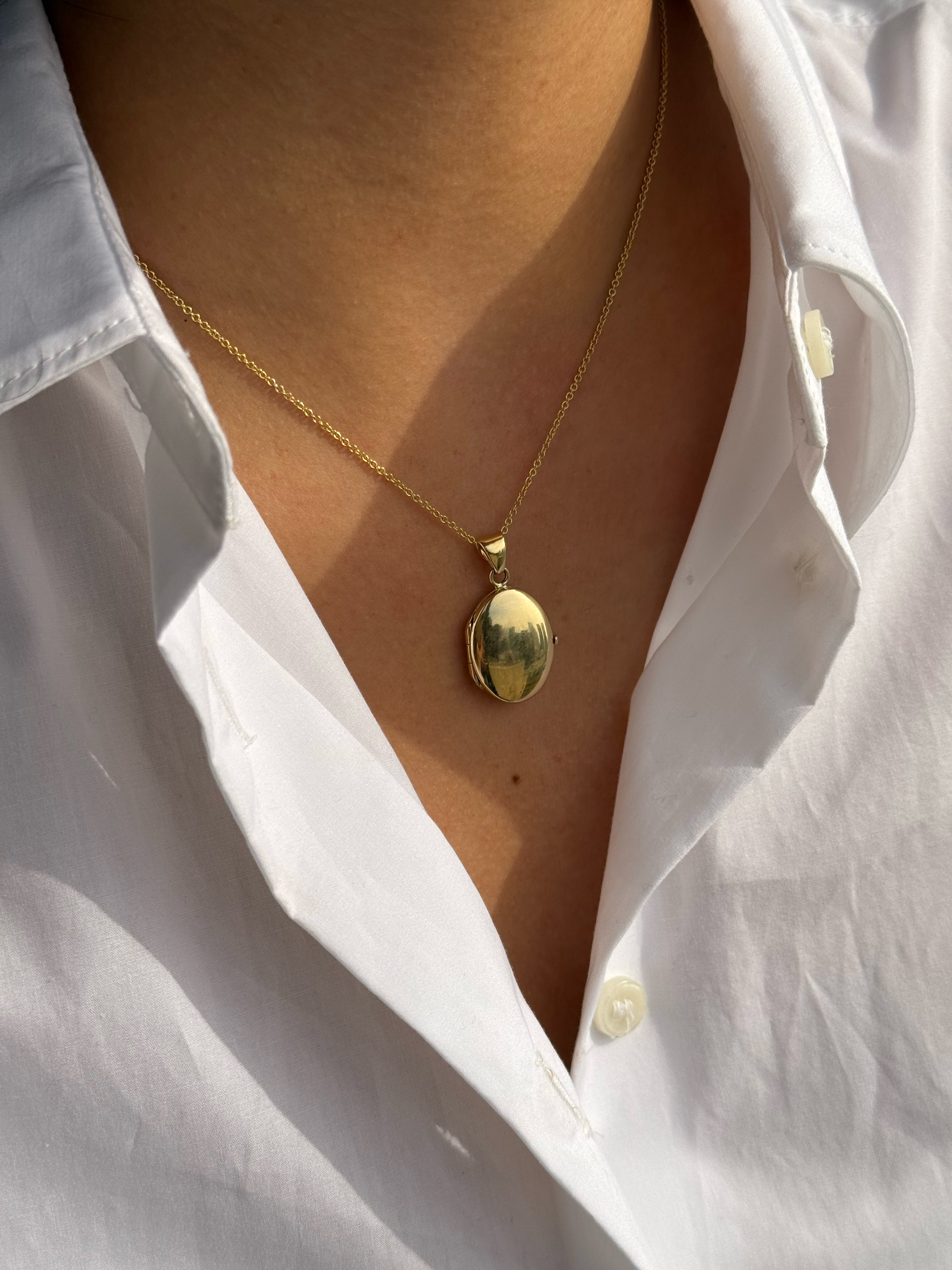 Locket 14k 14k Gold Locket Pendant