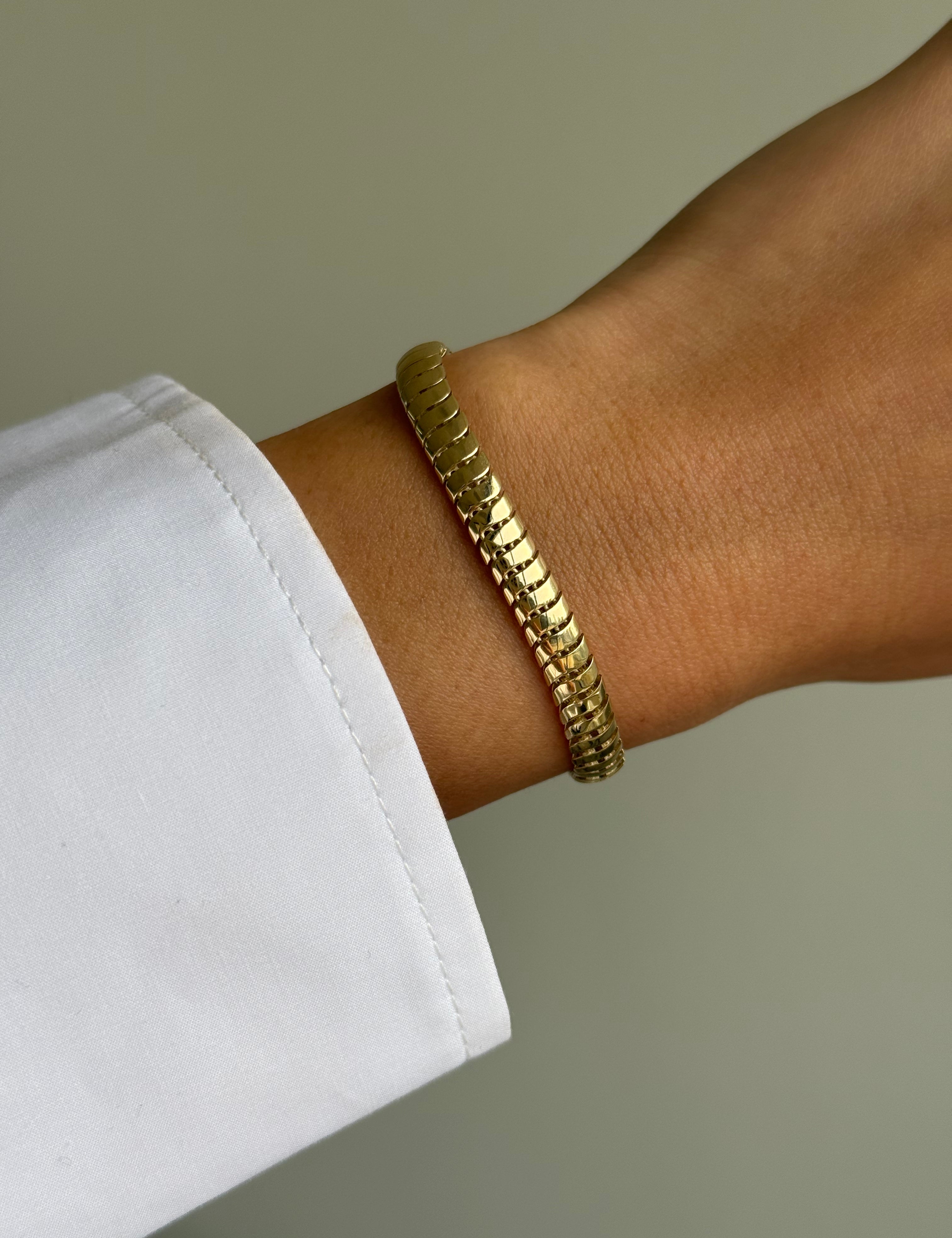 14k Gold Serpent Bracelet Chains Zoe Lev Jewelry