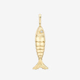 14k Gold Diamond Lucky Fish Pendant Zoe Lev Jewelry