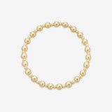 14k Gold 3mm and 5mm Bead Bracelet