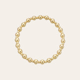 14k Gold 3mm and 5mm Bead Bracelet Bead Bracelets Zoe Lev Jewelry