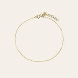 14k Gold Baby Open Link Chain Bracelet Chains Zoe Lev Jewelry