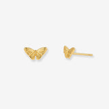 14k Gold Butterfly Studs Studs Zoe Lev Jewelry