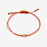 14k Gold Button Fortune Bracelet Fortune Zoe Lev Jewelry