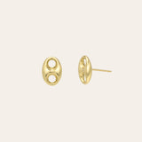 14k Gold Button Studs Studs Zoe Lev Jewelry