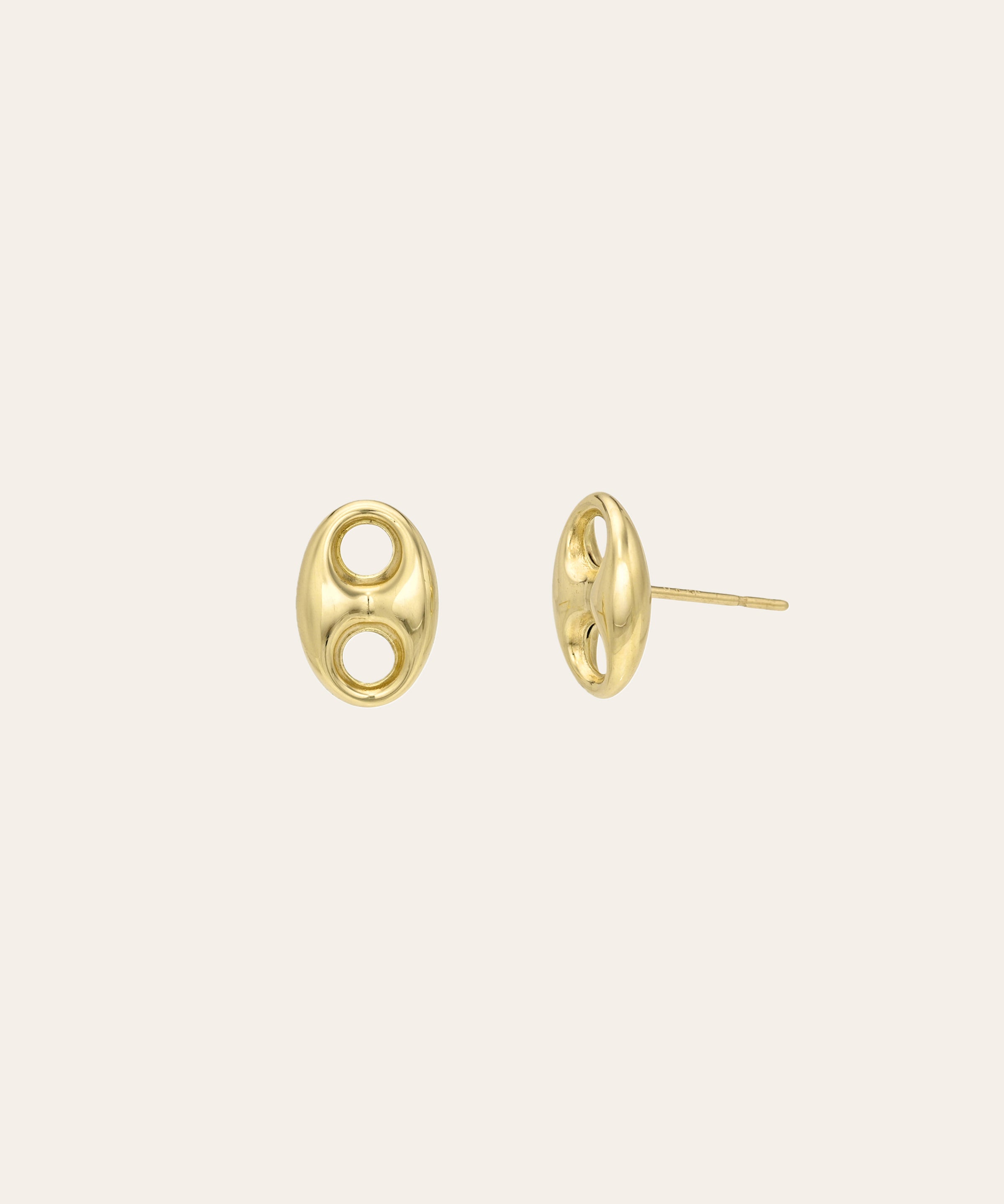 14k Gold Button Studs Studs Zoe Lev Jewelry
