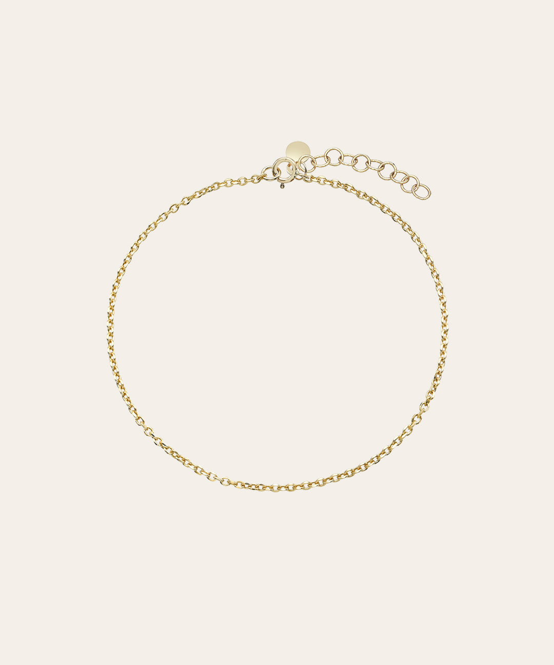 14k Gold Cable Link Chain Bracelet Chains Zoe Lev Jewelry
