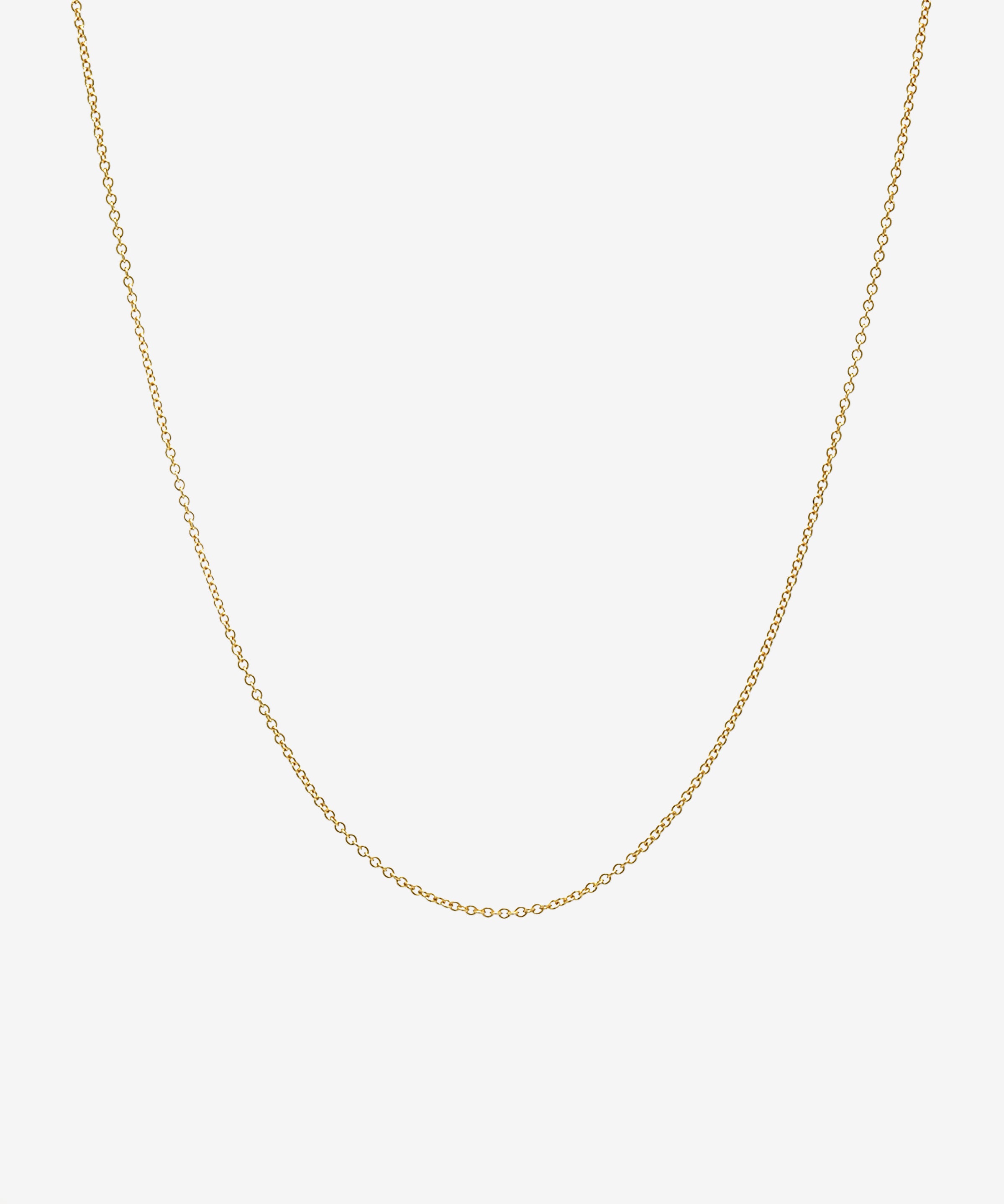 14k Gold Cable Link Chain Necklace Chains Zoe Lev Jewelry