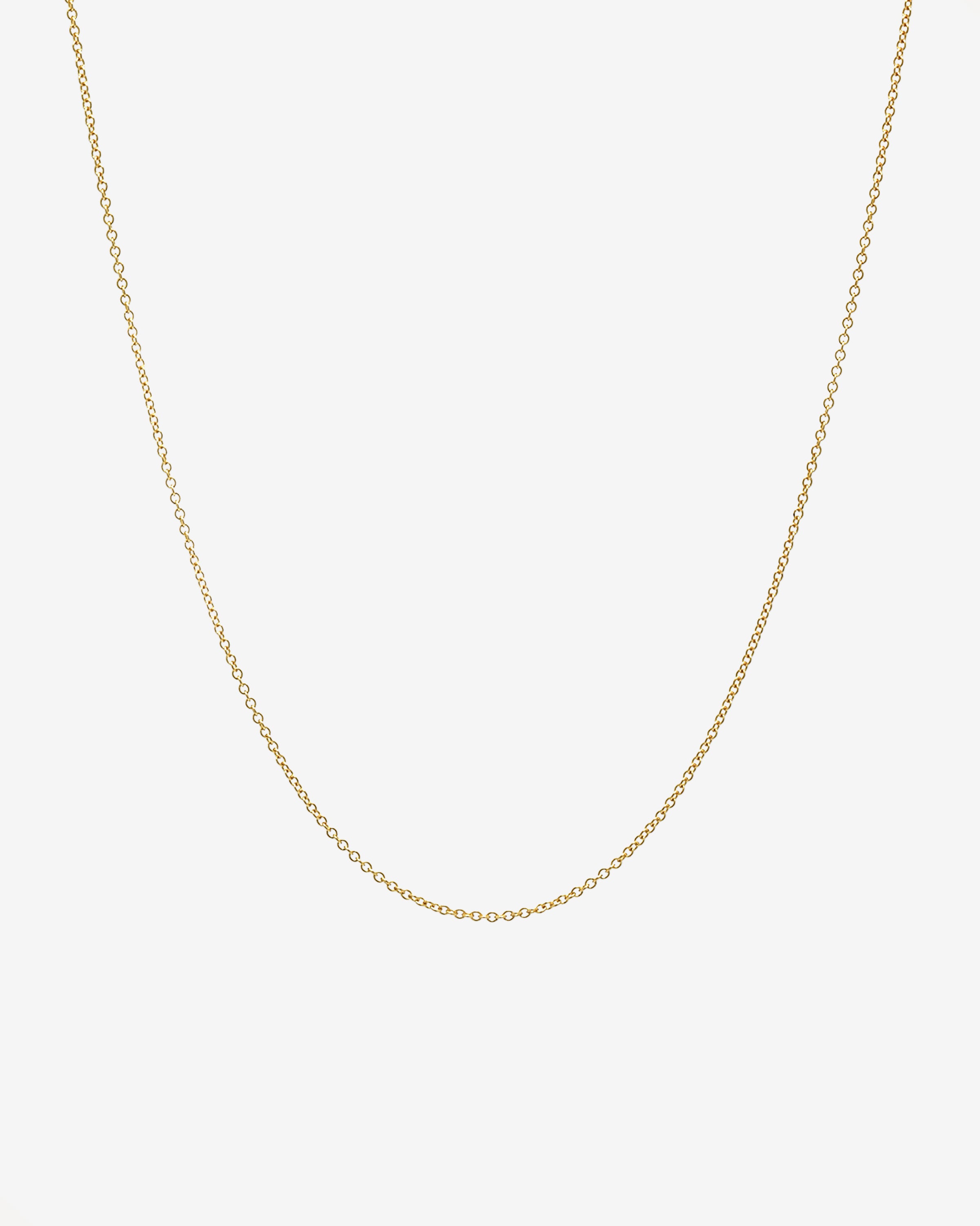 14k Gold Cable Link Chain Necklace Chains Zoe Lev Jewelry