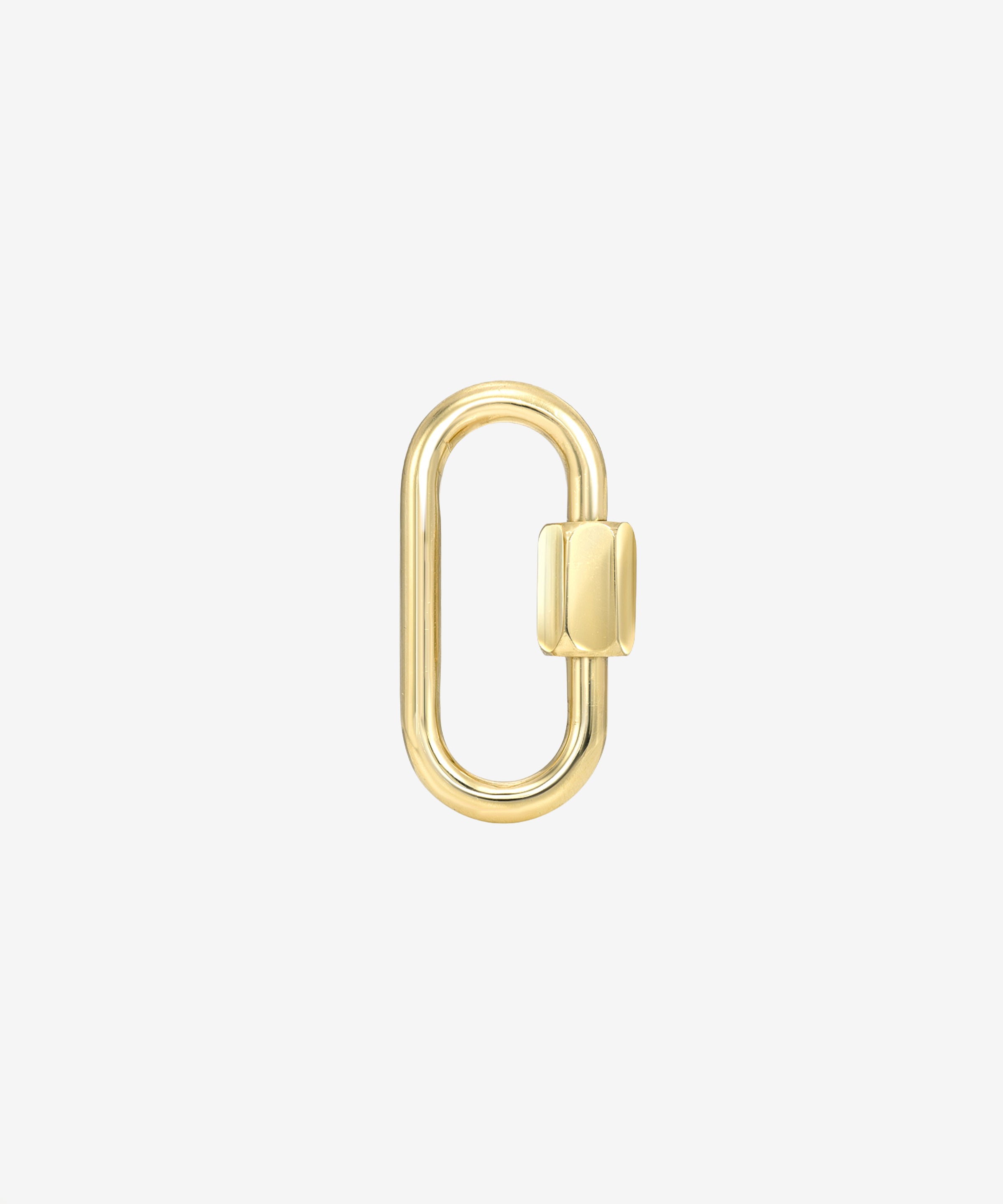 14k Gold Carabiner Zoe Lev Jewelry