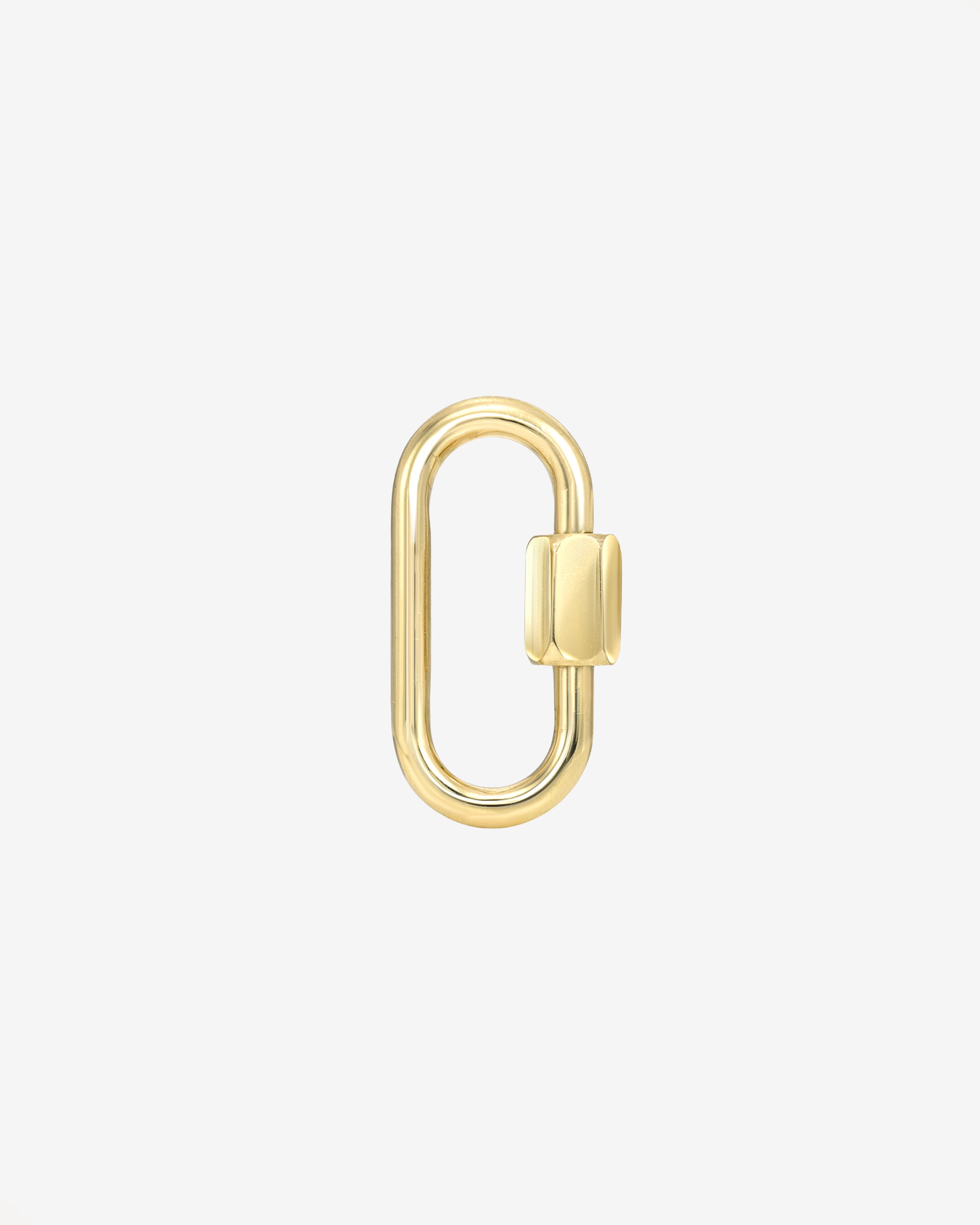 14k Gold Carabiner Zoe Lev Jewelry
