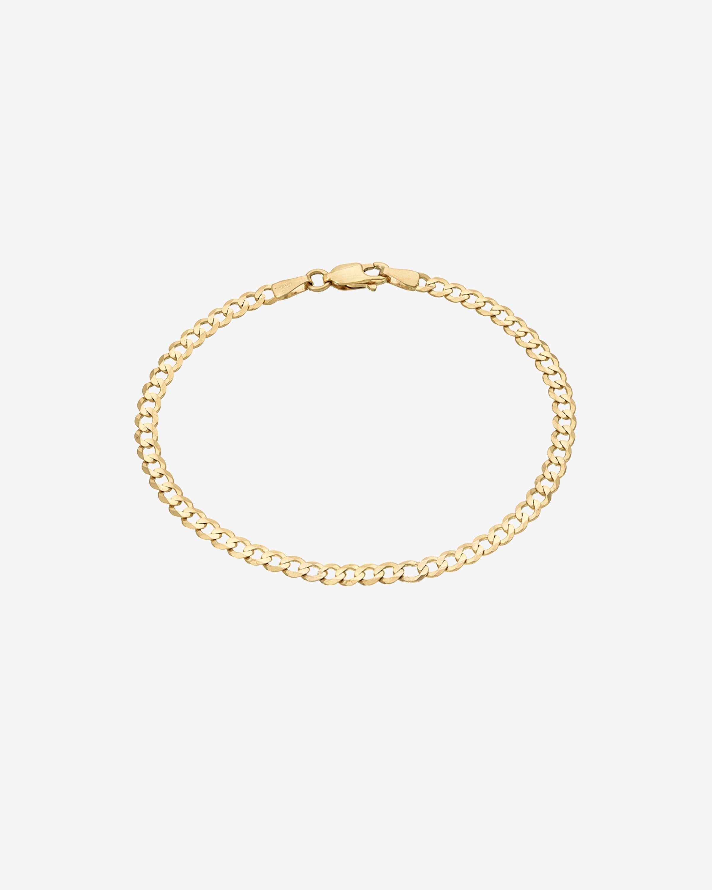 14k Gold Cuban Link Anklet Chains Zoe Lev Jewelry