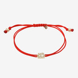 14k Gold Diamond Initial Fortune Bracelet Personalized Zoe Lev Jewelry