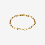 14k Gold Extra Large Open Link Chain Anklet Chains Zoe Lev Jewelry