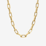 14k Gold Extra Large Open Link Chain Necklace