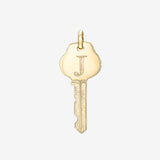 14k Gold Key Pendant Personalized Zoe Lev Jewelry