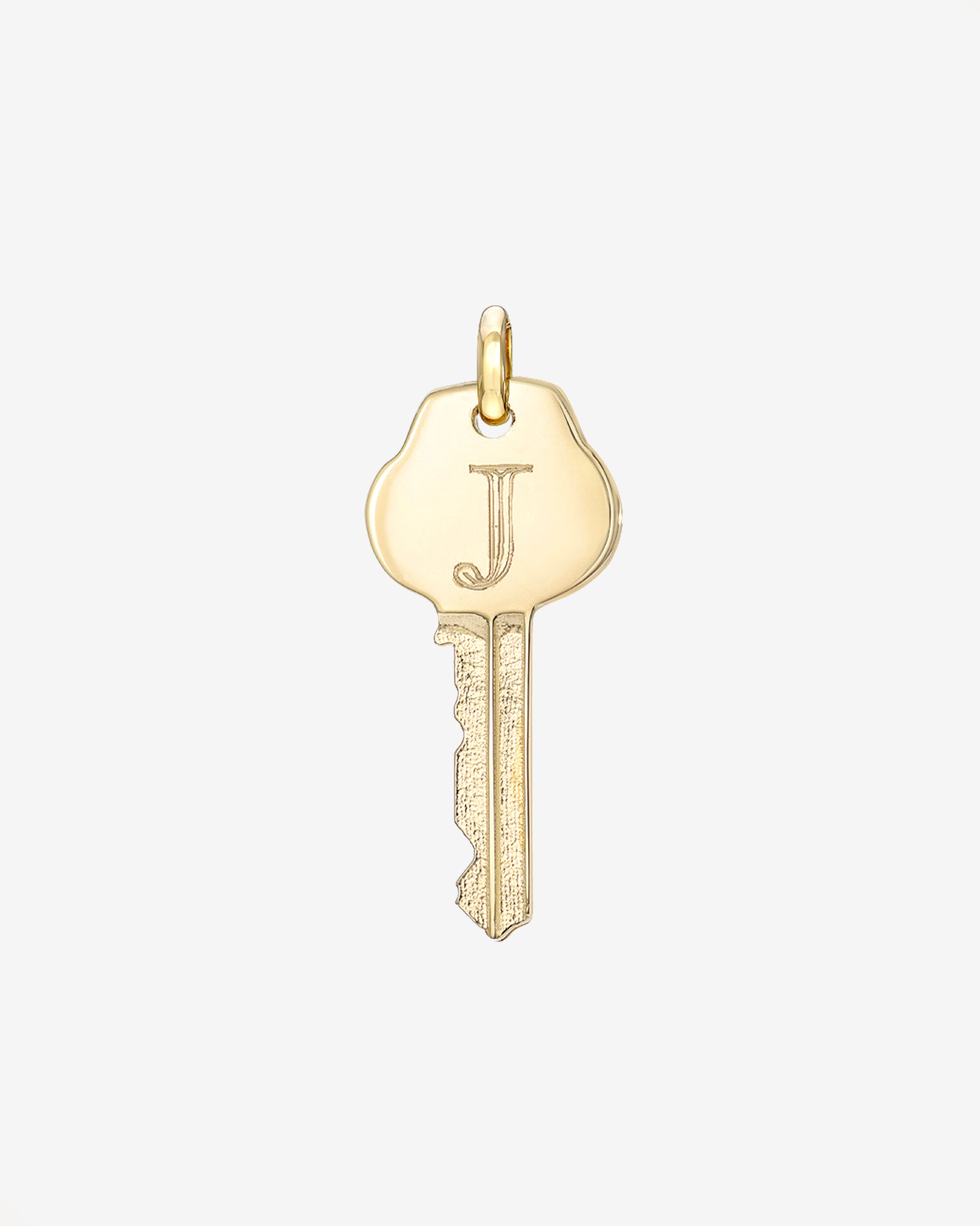 14k Gold Key Pendant Personalized Zoe Lev Jewelry