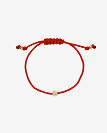 14k Gold Lab Diamond Bezel Fortune Anklet Fortune Zoe Lev Jewelry