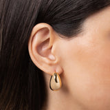 Gold Large Bubble Hoops SAMPLE SALE Zoe Lev Jewelry