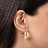 Gold Large Bubble Hoops SAMPLE SALE Zoe Lev Jewelry