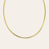 14K Gold Large Collar Necklace