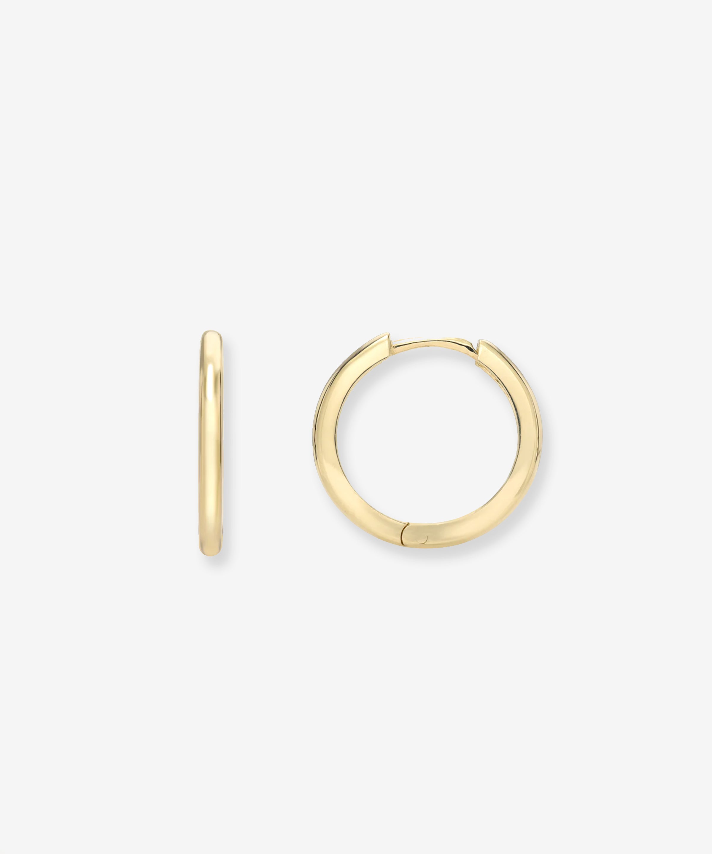14K Gold Large Huggie Earrings Hoops & Huggies Zoe Lev Jewelry
