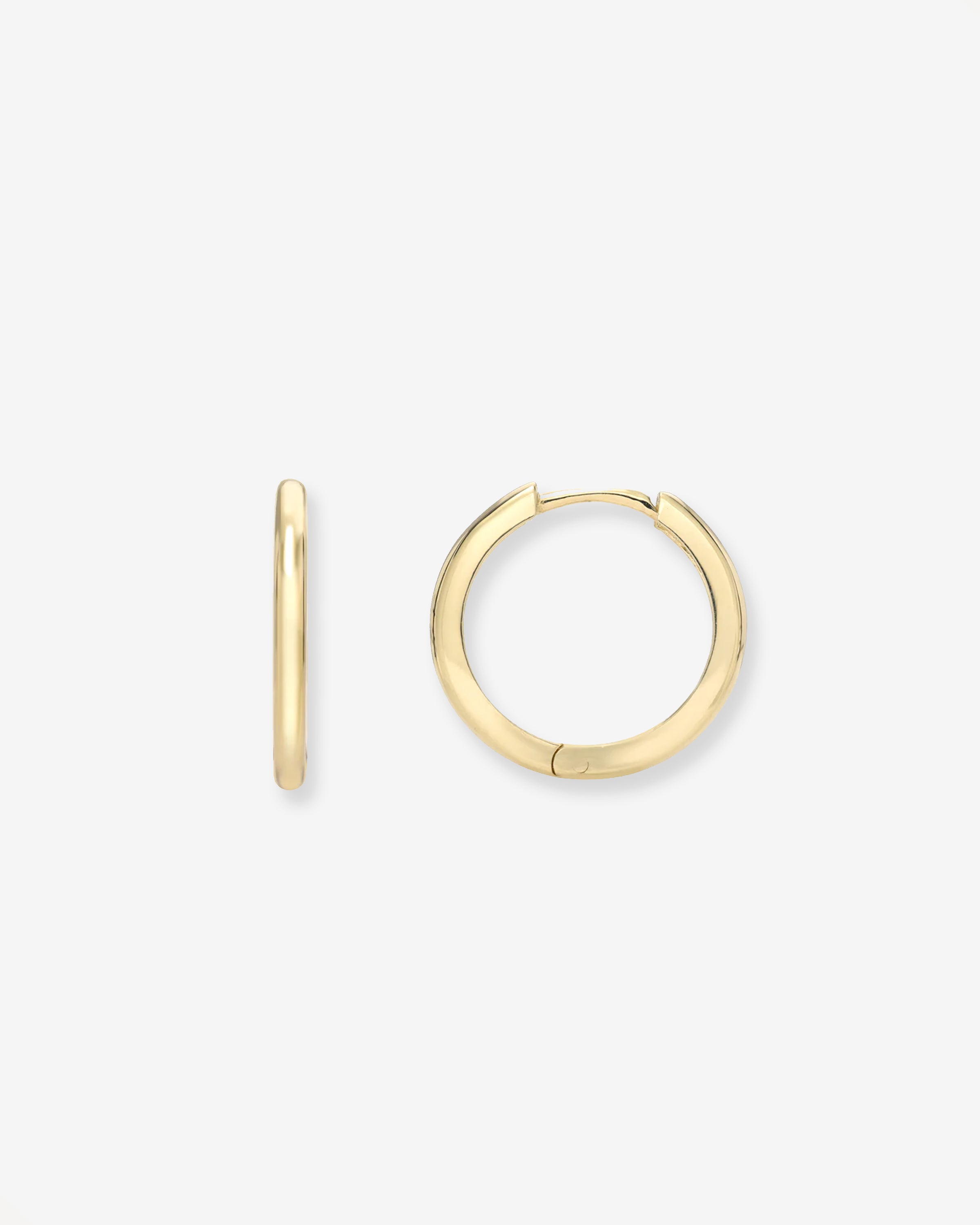 14K Gold Large Huggie Earrings Hoops & Huggies Zoe Lev Jewelry