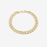 14k Gold Large Miami Cuban Link Anklet Chains Zoe Lev Jewelry