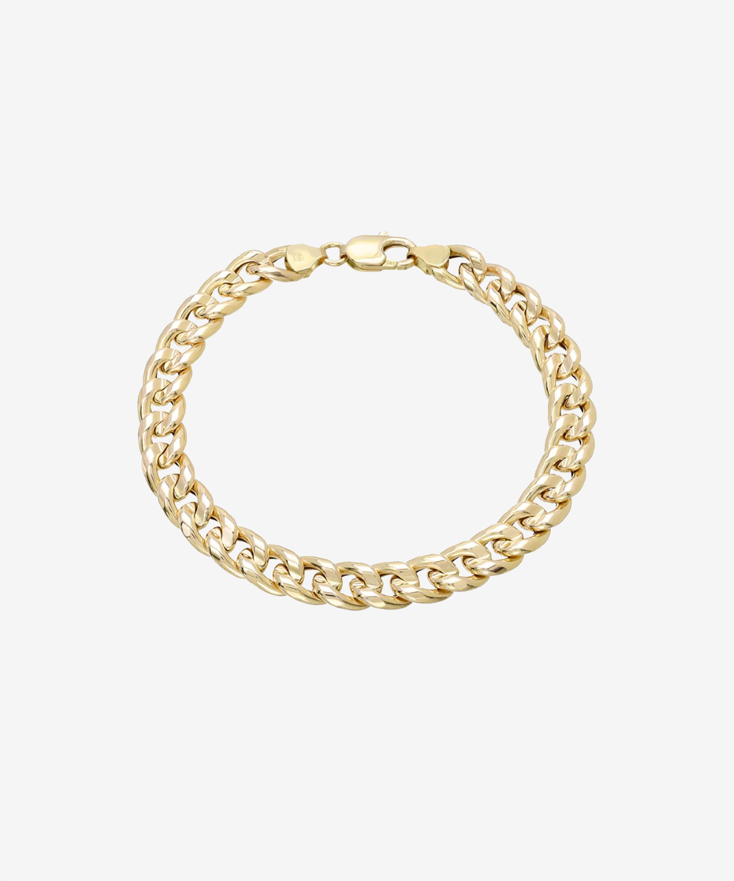 14k Gold Large Miami Cuban Link Anklet Chains Zoe Lev Jewelry