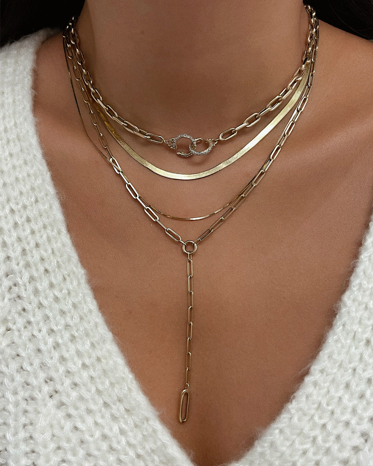 herringbone necklace for women｜TikTok Search