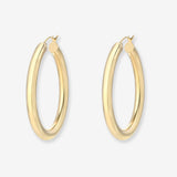 14k Gold Large Thick Hoop Earrings Hoops & Huggies Zoe Lev Jewelry