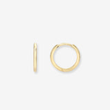 14k Gold Medium Huggie Earrings Hoops & Huggies Zoe Lev Jewelry
