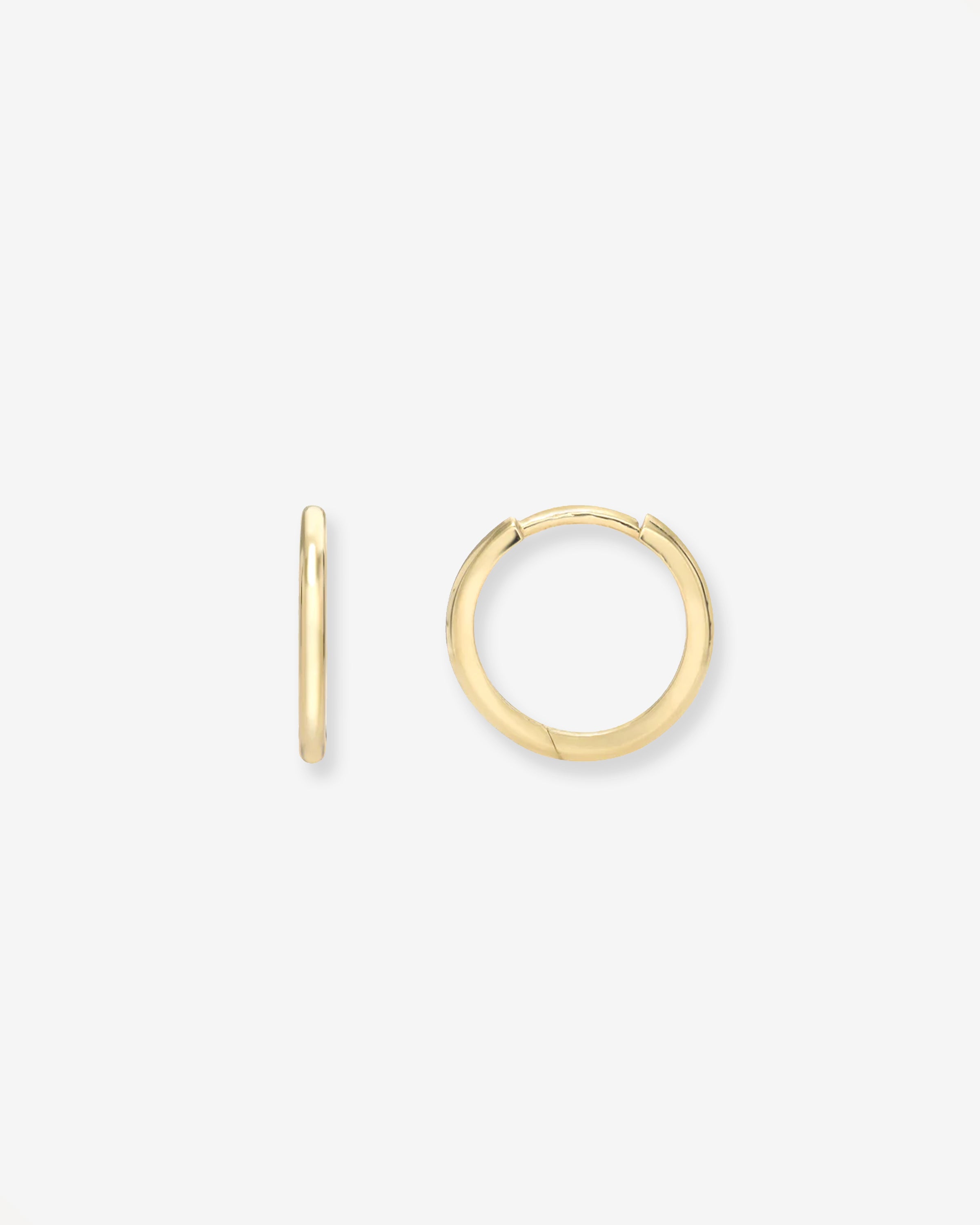 14k Gold Medium Huggie Earrings Hoops & Huggies Zoe Lev Jewelry