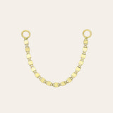 14k Gold Mirror Ear Chain Accessories Zoe Lev Jewelry