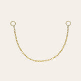 14k Gold Ear Chain Accessories Zoe Lev Jewelry