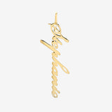 14k Gold Name Pendant