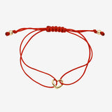 14k Gold Open Heart Fortune Bracelet Fortune Zoe Lev Jewelry