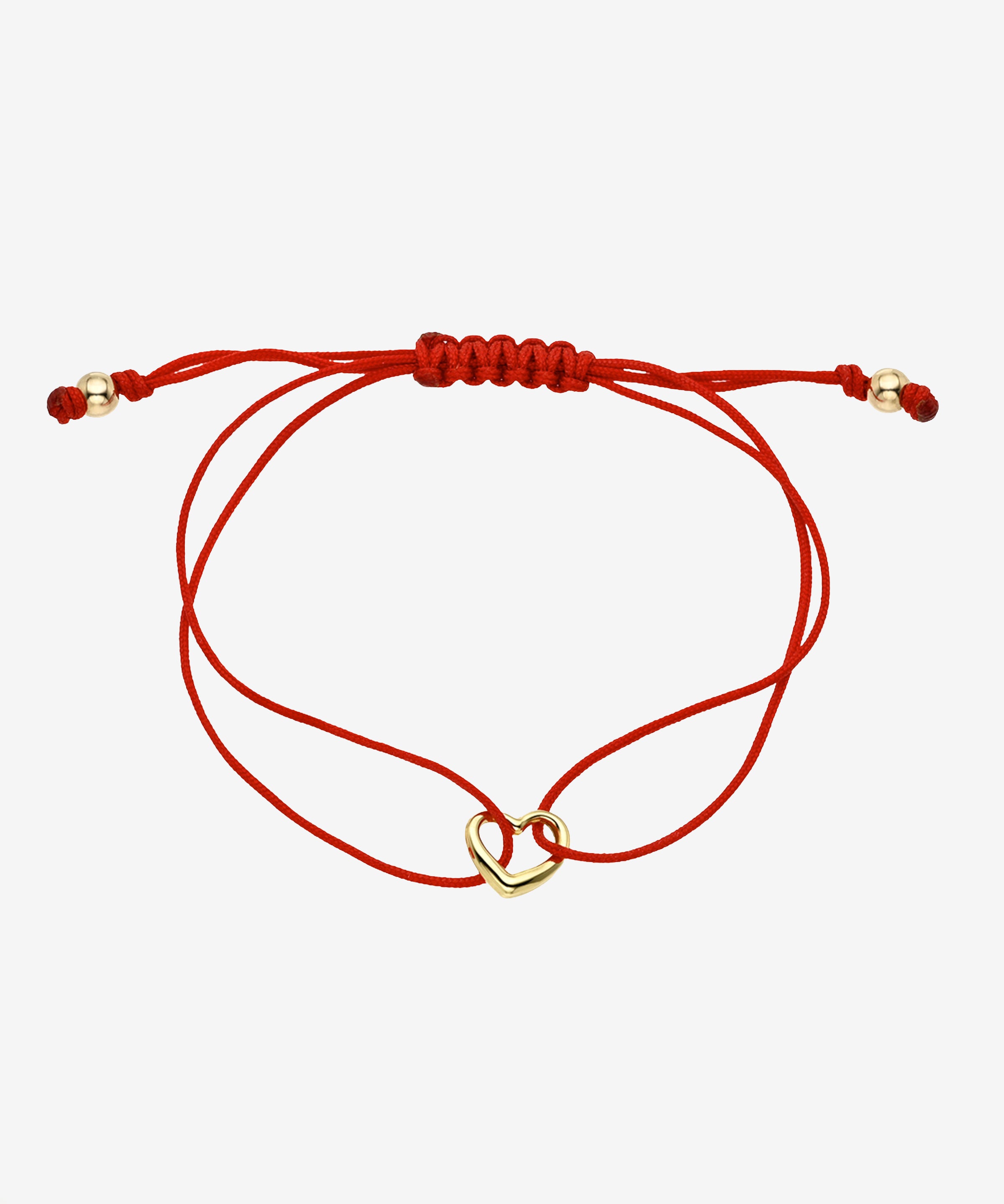 14k Gold Open Heart Fortune Bracelet Fortune Zoe Lev Jewelry