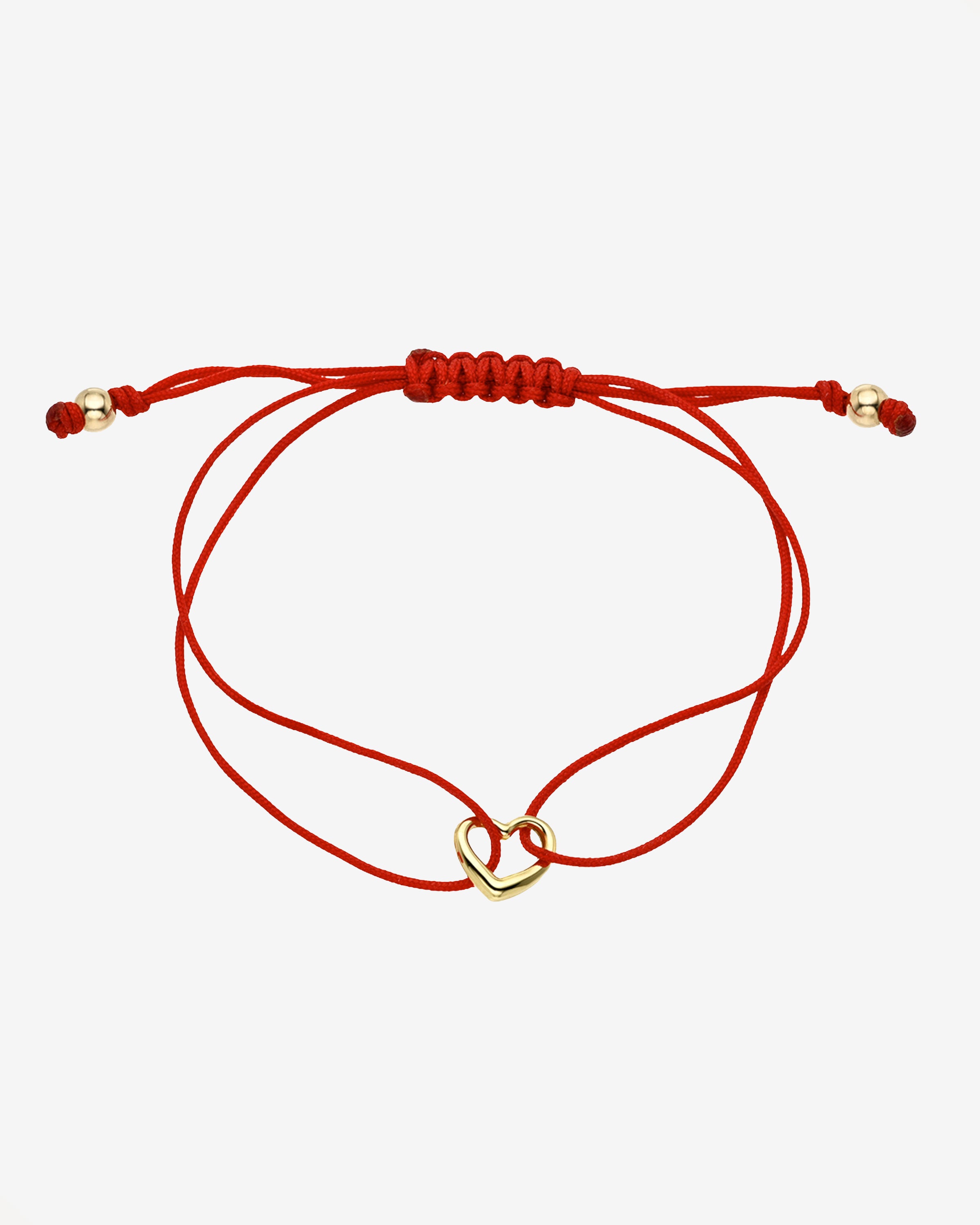 14k Gold Open Heart Fortune Bracelet Fortune Zoe Lev Jewelry
