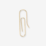 14k Gold Paper Clip Earring Zoe Lev Jewelry