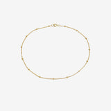 14k Gold Segment Chain Anklet Chains Zoe Lev Jewelry