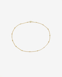 14k Gold Segment Chain Anklet Chains Zoe Lev Jewelry