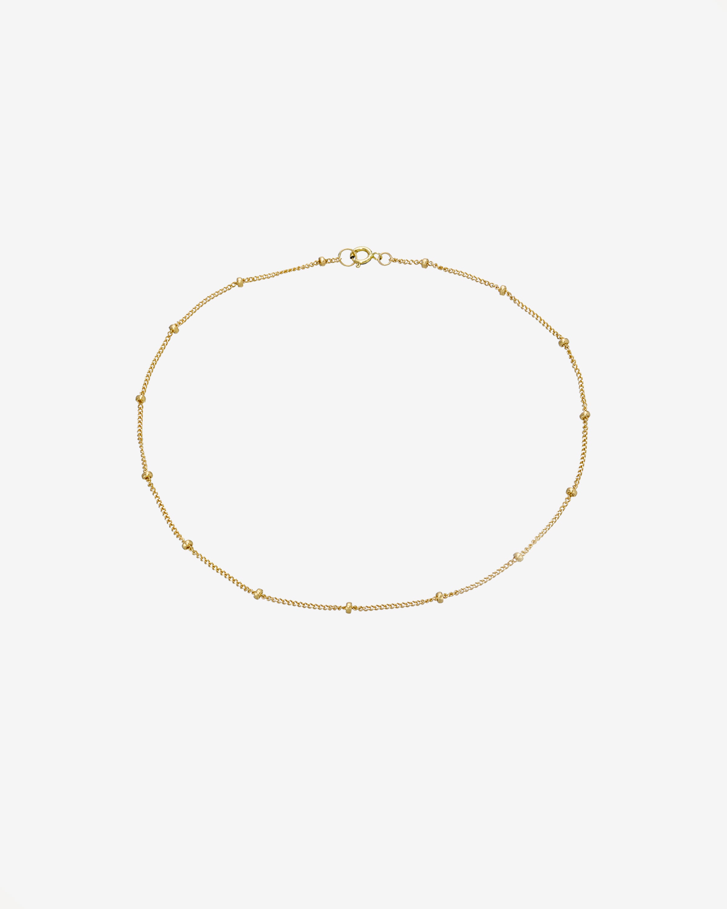 14k Gold Segment Chain Anklet Chains Zoe Lev Jewelry