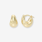 14k Gold Small Bubble Hoops Hoops & Huggies Zoe Lev Jewelry