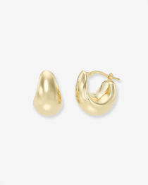 14k Gold Small Bubble Hoops Hoops & Huggies Zoe Lev Jewelry