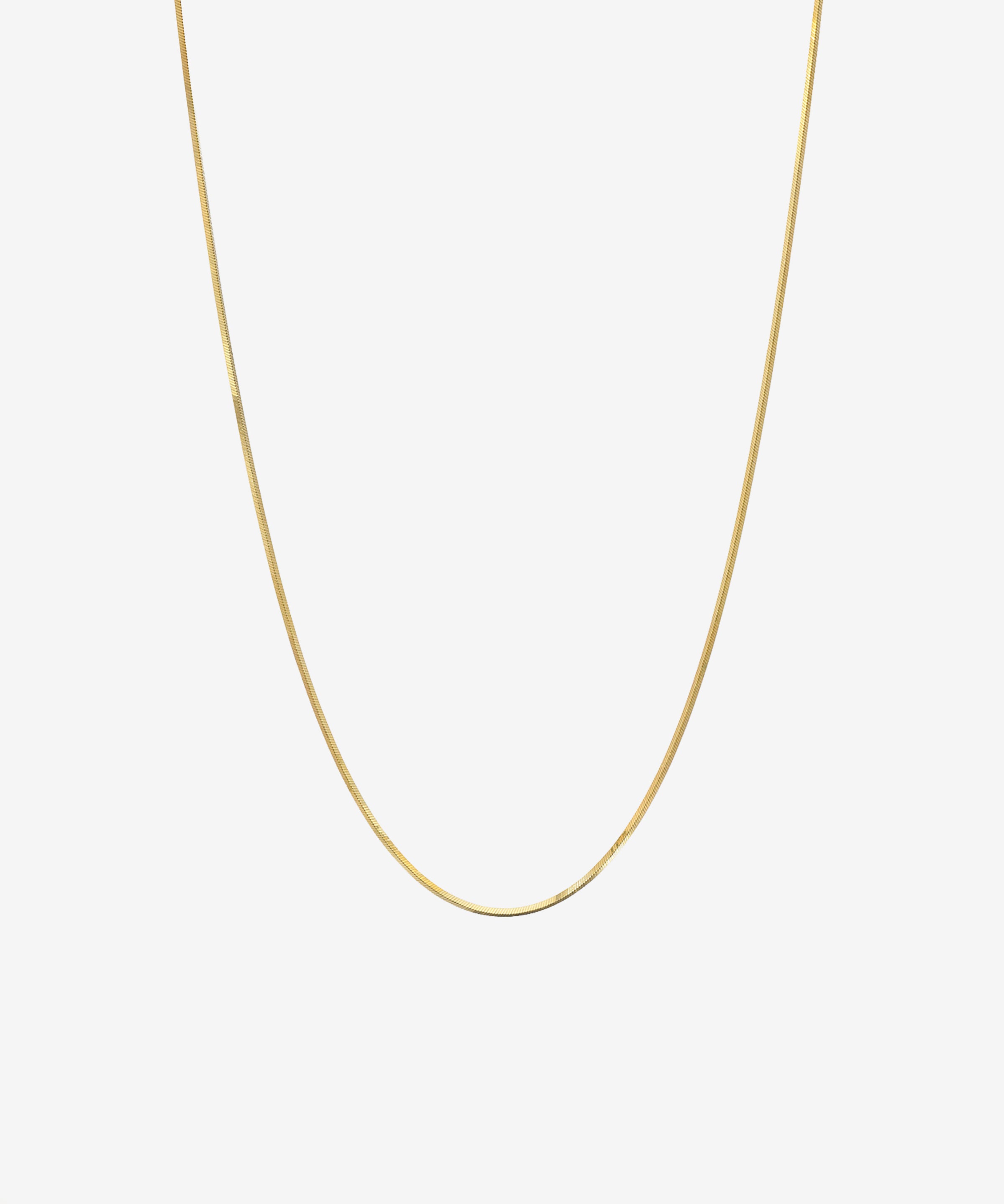 14k Yellow Gold Snake Chain Necklace - 16" SAMPLE SALE Zoe Lev Jewelry