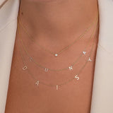 Large Bezel Diamond Necklace Zoe Lev Jewelry