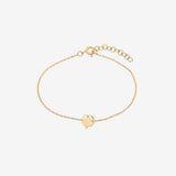 14k Gold Tiny Clover Bracelet Zoe Lev Jewelry